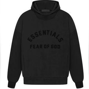 Fear of God- essential black hoodie